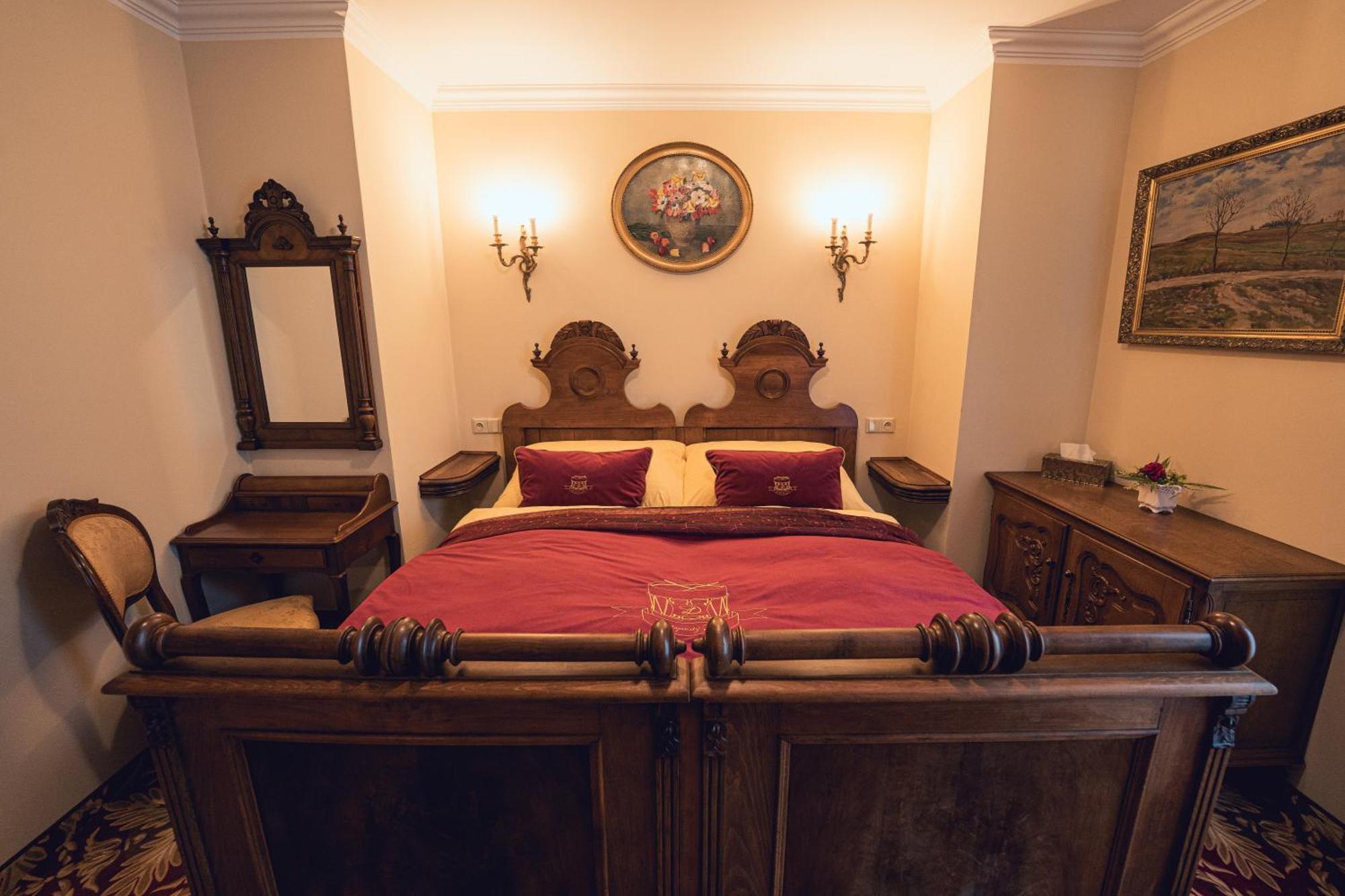 Hotel Svatojansky Dvur Prag Rum bild
